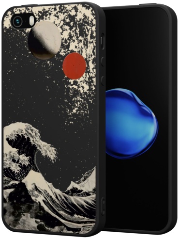 Чехол Mcover для Apple iPhone 5, iPhone 5S, iPhone SE рисунок