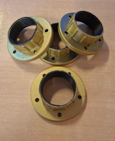 Orion гайка для патрона E14 Юбочка Schraubring E14 PVC gold, ПВХ