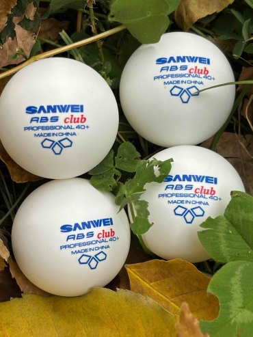 Мячи для настольного тенниса SANWEI ABS Club Profesional 40+