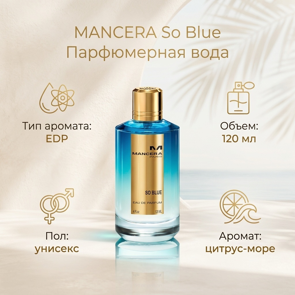 MANCERA So Blue парфюмерная вода EDP 120 мл, унисекс