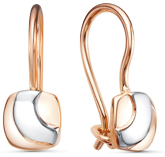 Серьги Lucente EAR-LU-585-947455 вес 1.09 г золото, без вставок