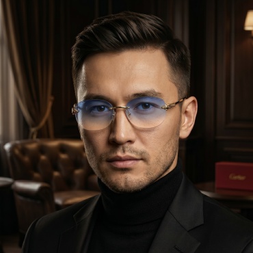 AMBRELLO солнцезащитные очки овальные градиент