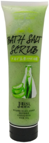 JiLiSi скраб Bath Salt Aloe для рук, для ног, для тела 400 мл
