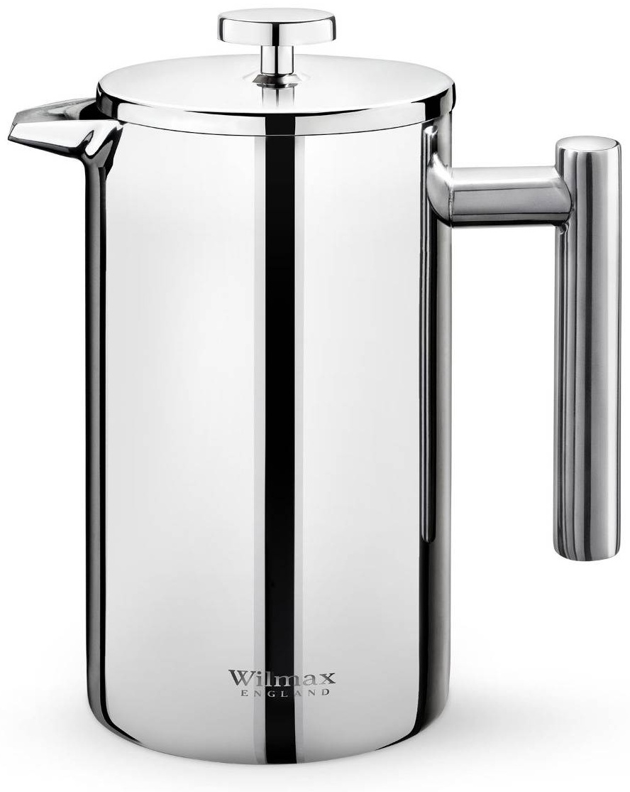 Френч-пресс Wilmax England WL‐512.780.110/A 1000 мл, нержавеющая сталь