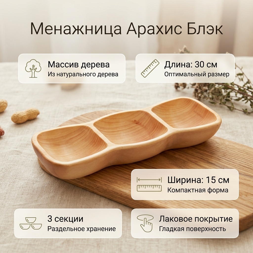 Блэк менажница Арахис Т13.2-3110Л прямоугольная 1 шт