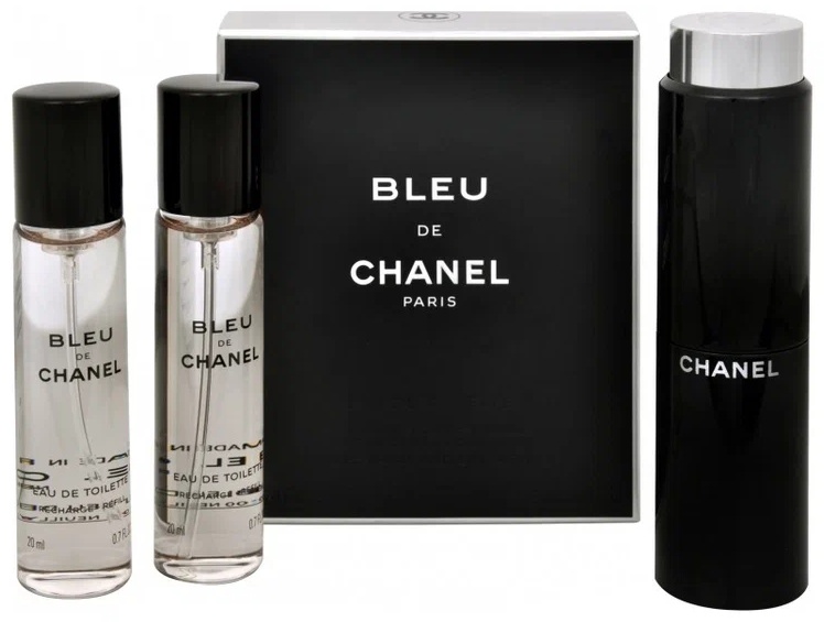 CHANEL Bleu De Chanel парфюмерная вода EDP 3 шт по 20 мл, для мужчин