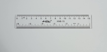 Линейка 30151448_004322202, 15 см, 1 шт, пластик, прозрачный