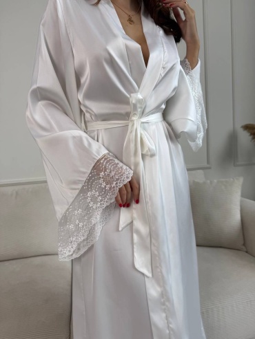 Пеньюар Luna Luxe белый