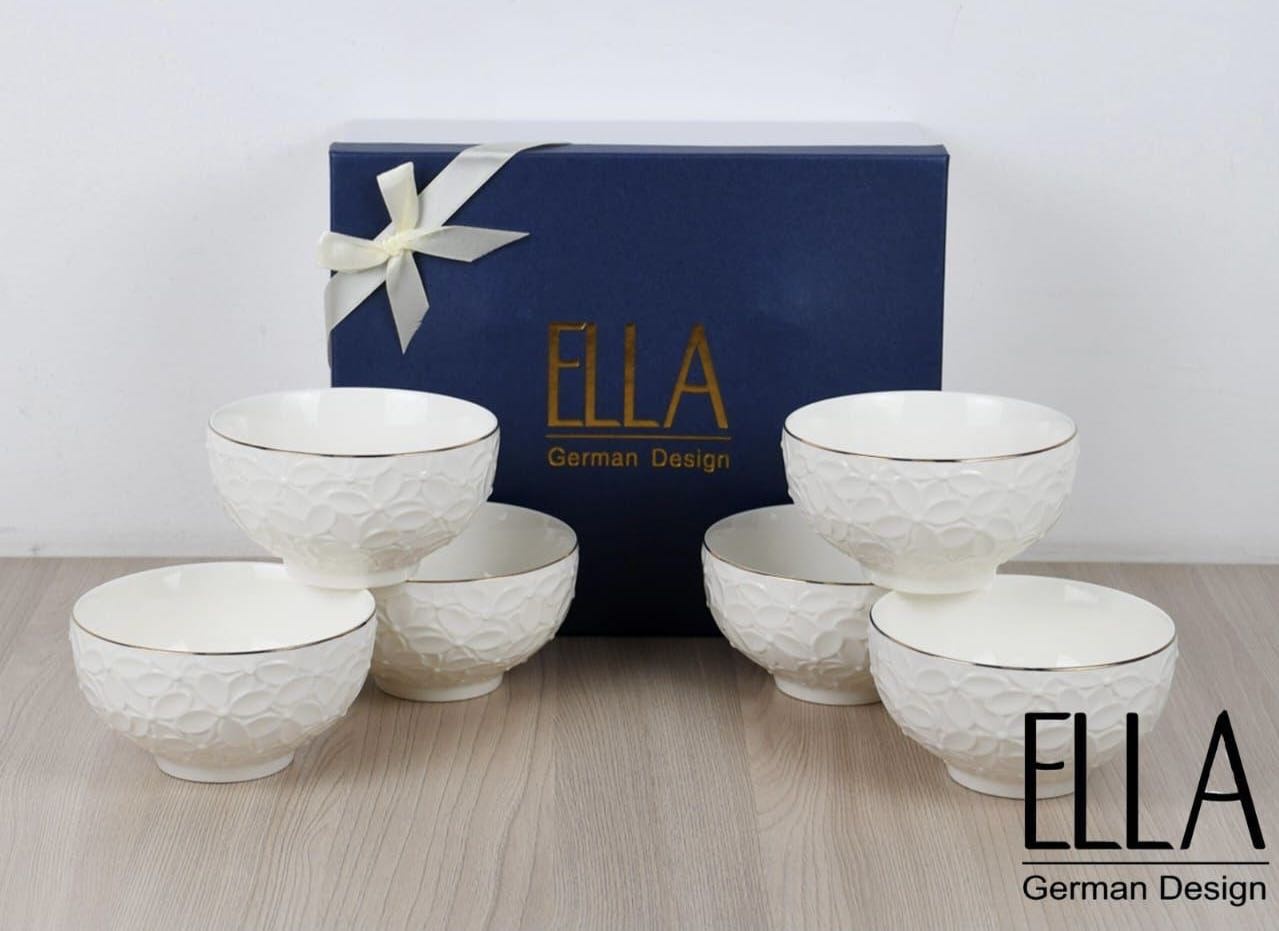 Набор пиал ELLA 6 шт, 180 мл, фарфор