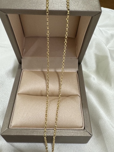 Goldmas Цепь желтое золото якорное длина 50 см, вес 1.39 г золото, плетение якорное