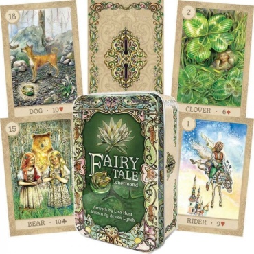 Fairy Tale Lenormand in a Tin FTL38  U.S. Games Systems 38 карт оракул Ленорман