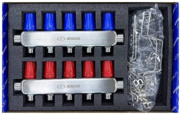 Коллектор распределительный Aosker 0707.0005, нержавеющая сталь