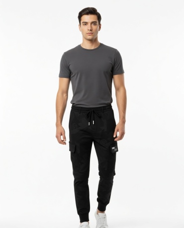 Спортивные брюки Urban Outfit черный, серый