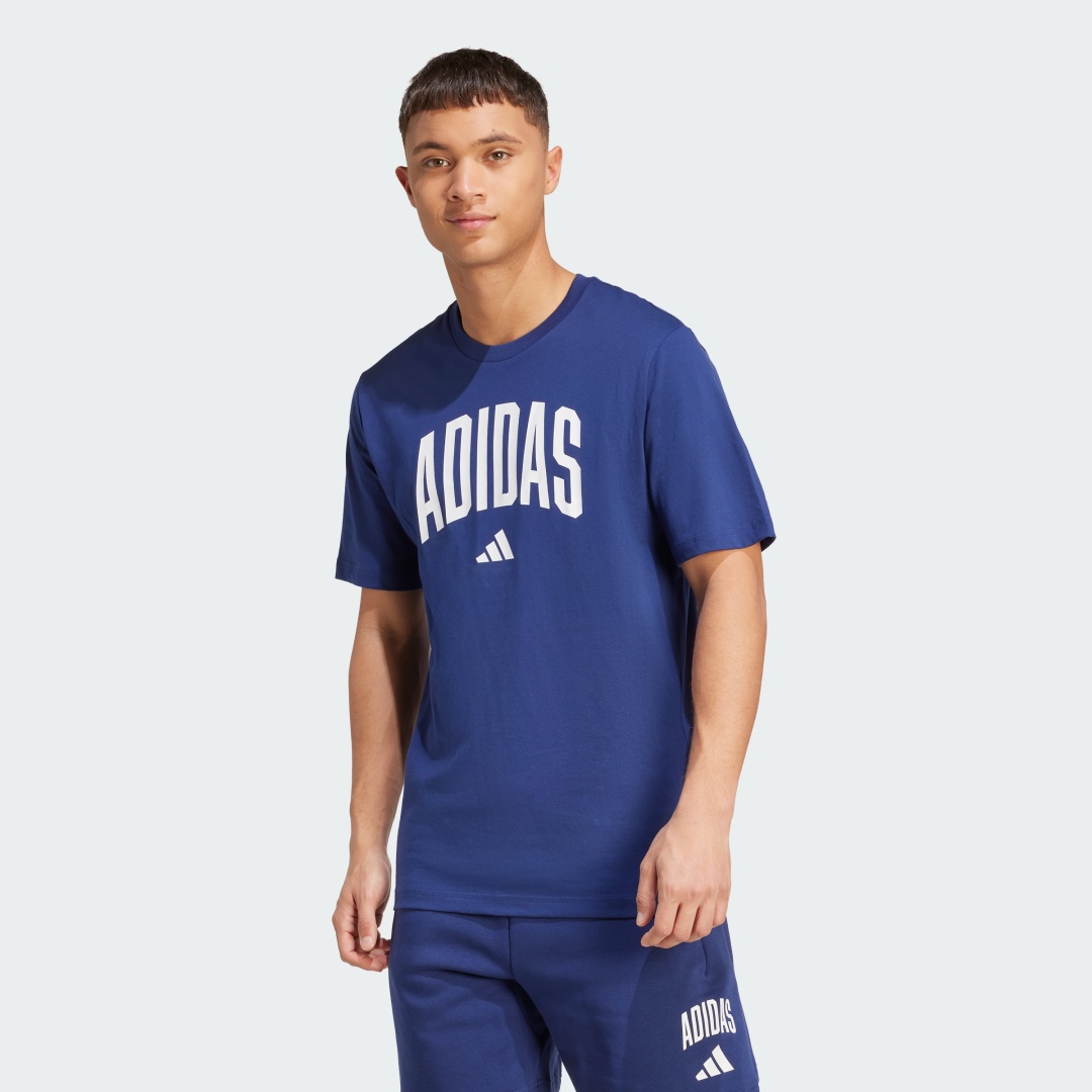 Футболка adidas синий