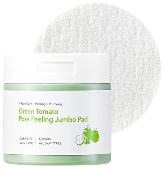 Sungboon Editor пилинг Green Tomato Pore Peeling Jumbo Pad 180 мл