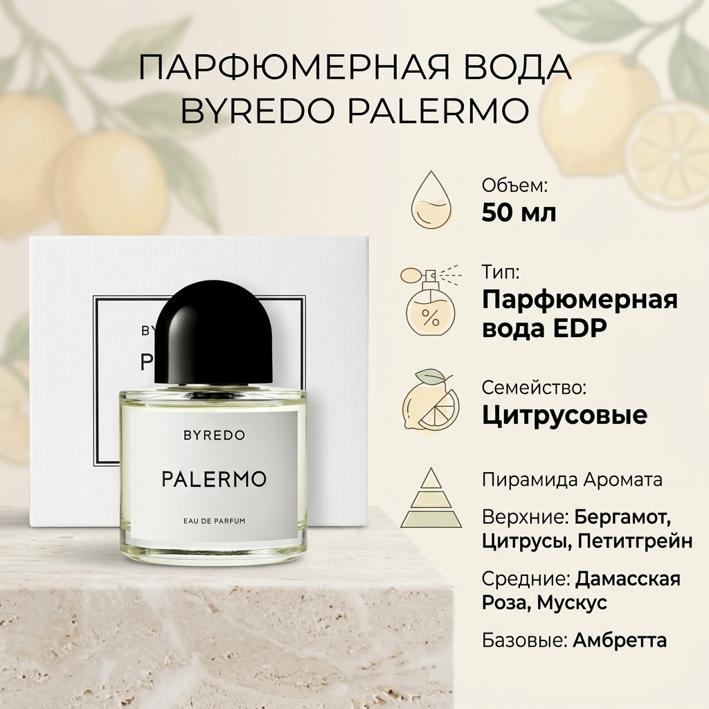 Byredo Palermo парфюмерная вода EDP 50 мл, унисекс