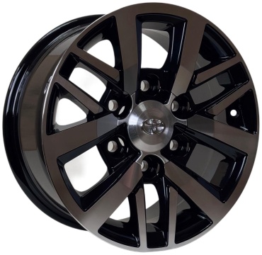 Wheels 361DD 7x15/6x139.7 D106.2 ET25 4 диска черный, хром