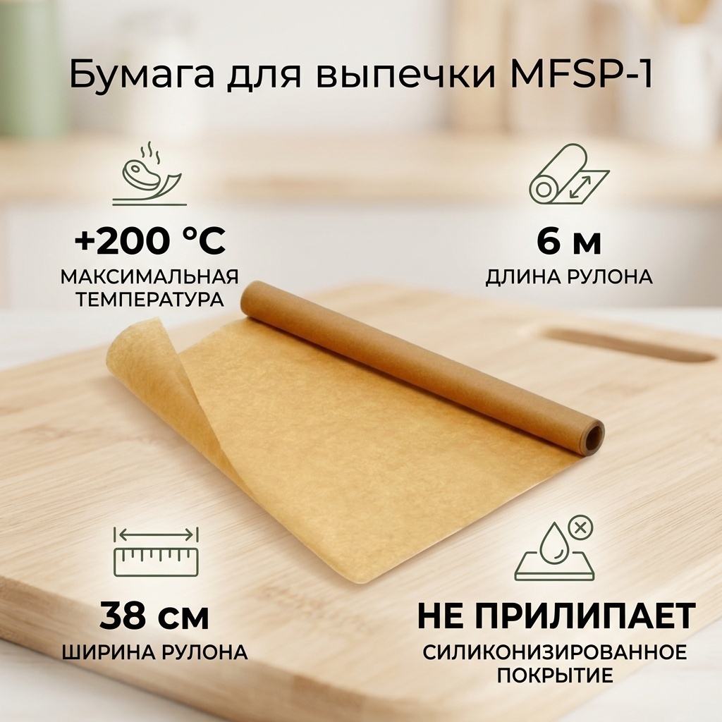 Бумага для выпечки MFSP-1 для выпечки, для запекания, для замораживания, для фруктов и овощей, для хранения продуктов, универсальное