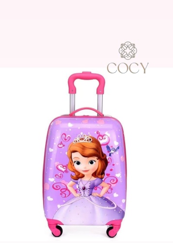 Чемодан COCY A-София пластик 33 л розовый