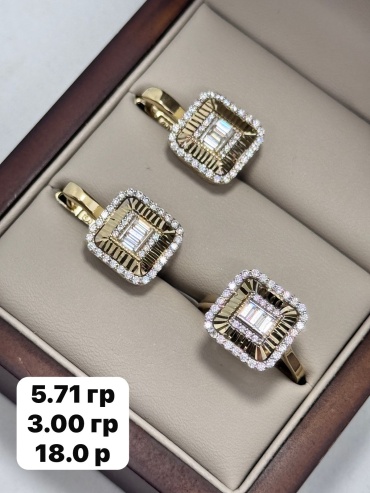 Italian Gold 13456788 вес 8.71 г золото, фианит