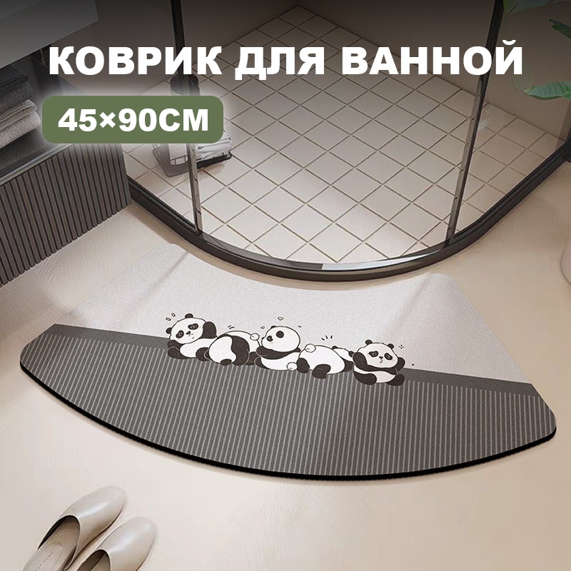 Коврик 30431053_KZ-JJ-0242-459010 90x45 см, резина, микрофибра, диатомит