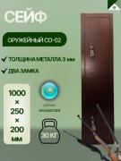 Сейф 30173297_704506530 ключевой замок (250х1000х200 мм)