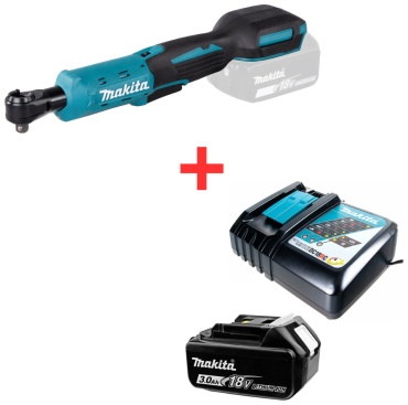 Makita гайковерт DWR180Z+191A25-2 (BL1830B+DC18RC)