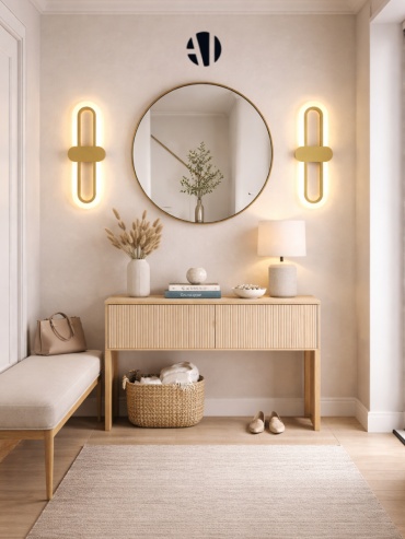 Бра настенный Ayan Light LED, золотистый