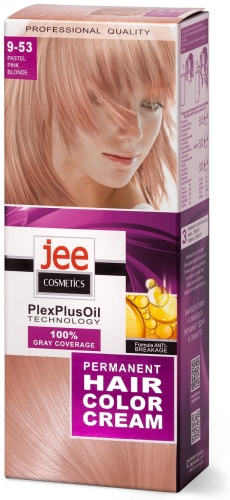 Jee Cosmetics PlexPlusOil 9-53 Пастельный розовый блонд крем-краска 130 мл