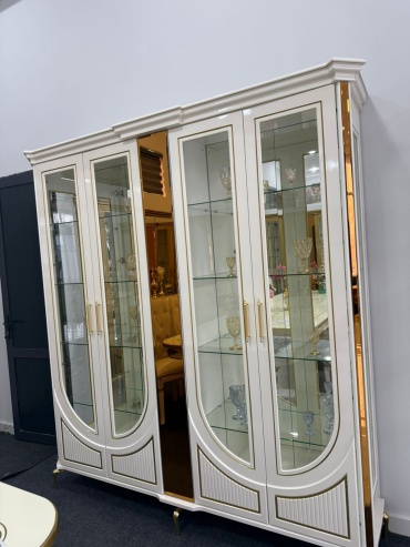 Шкаф-витрина напольный Premium Sahara 223х200х43 см