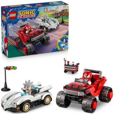 Конструктор LEGO Автомобиль Сильвера против монстр-трака Наклса 77118, деталей 378 шт