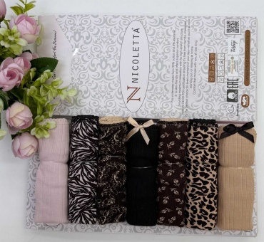 Слипы Nicoletta коричневый, бордовый