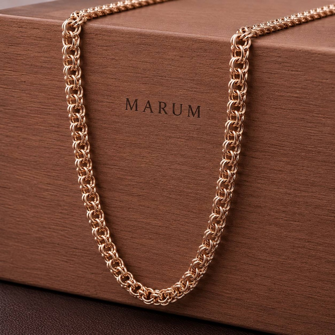 AC Marum длина 55 см, вес 4.3 г золото, плетение бисмарк