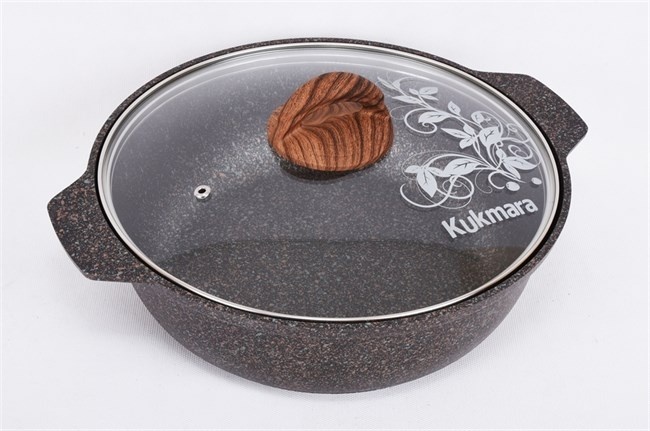 Кастрюля 3 л, Kukmara Granit Ultra жго31а алюминий
