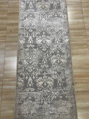 Ковровая дорожка Montreal короткий ворс, бамбук, шерсть, поливискоза, 80 см x 3 м