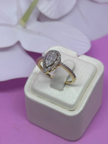 SAR JEWELRY А-04-082_5475_18 размер 18 вес 2.6 г золото, бриллиант