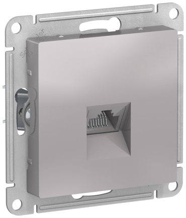 Systeme electric встраиваемая ATN000383, компьютерный (RJ45) цвет алюминий