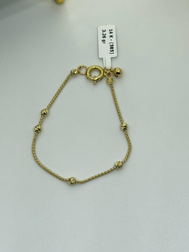 Sandu gold 4859621 длина 19 см, вес 3.26 г золото, плетение дорика