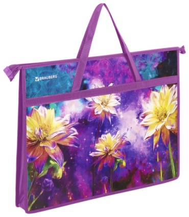 Папка Brauberg Flowers, А3 , мультиколор