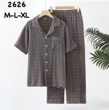 Пижама Muslin home серый