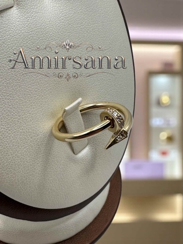 Amirsana 588803104 размер 18 вес 1.82 г золото, фианит