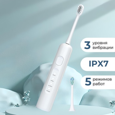 TriTower звуковая щетка e025 щетина средняя белый