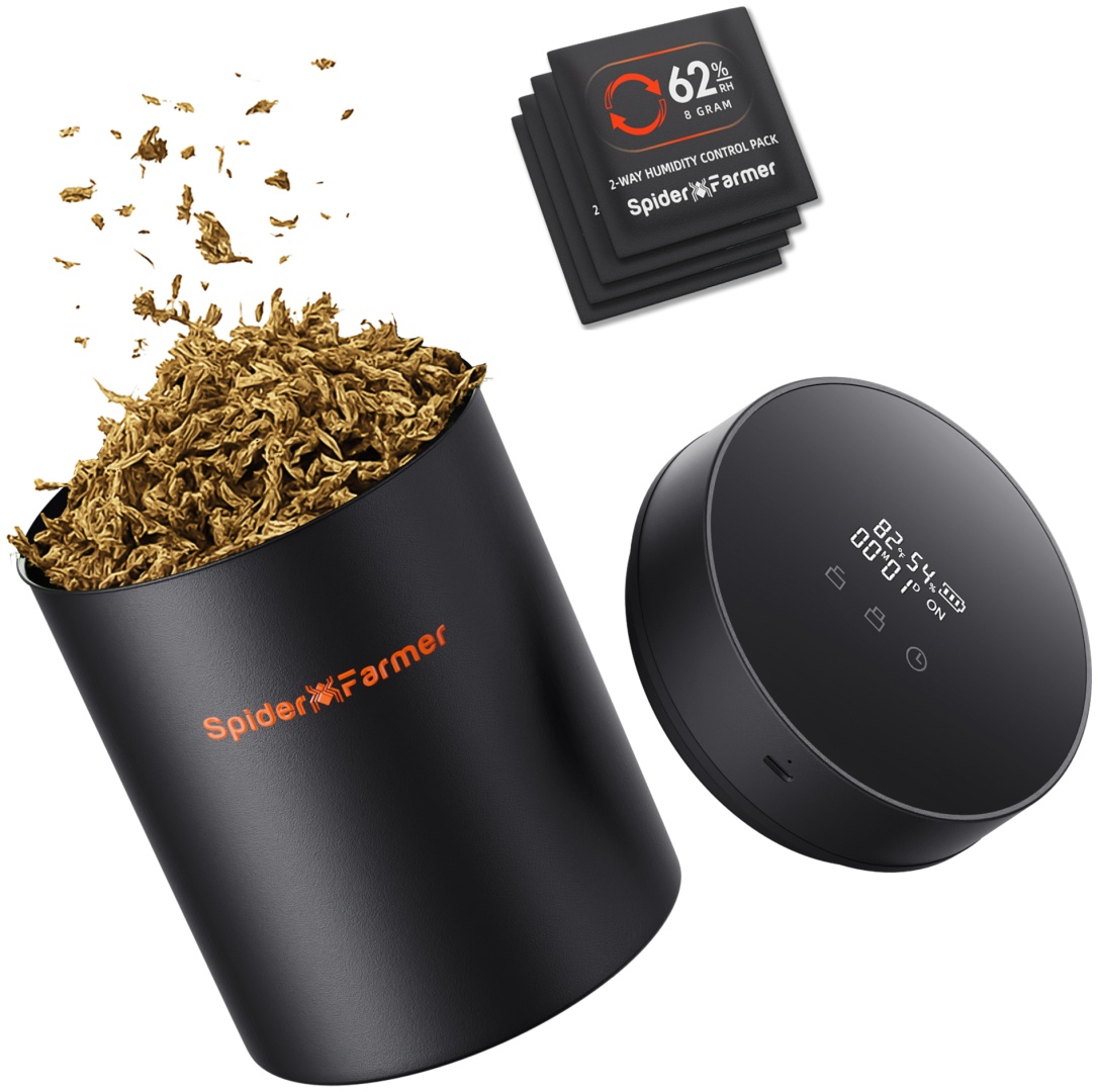 Spider Farmer контейнер Smart Storage Jar Set, алюминий, пластик, стекло