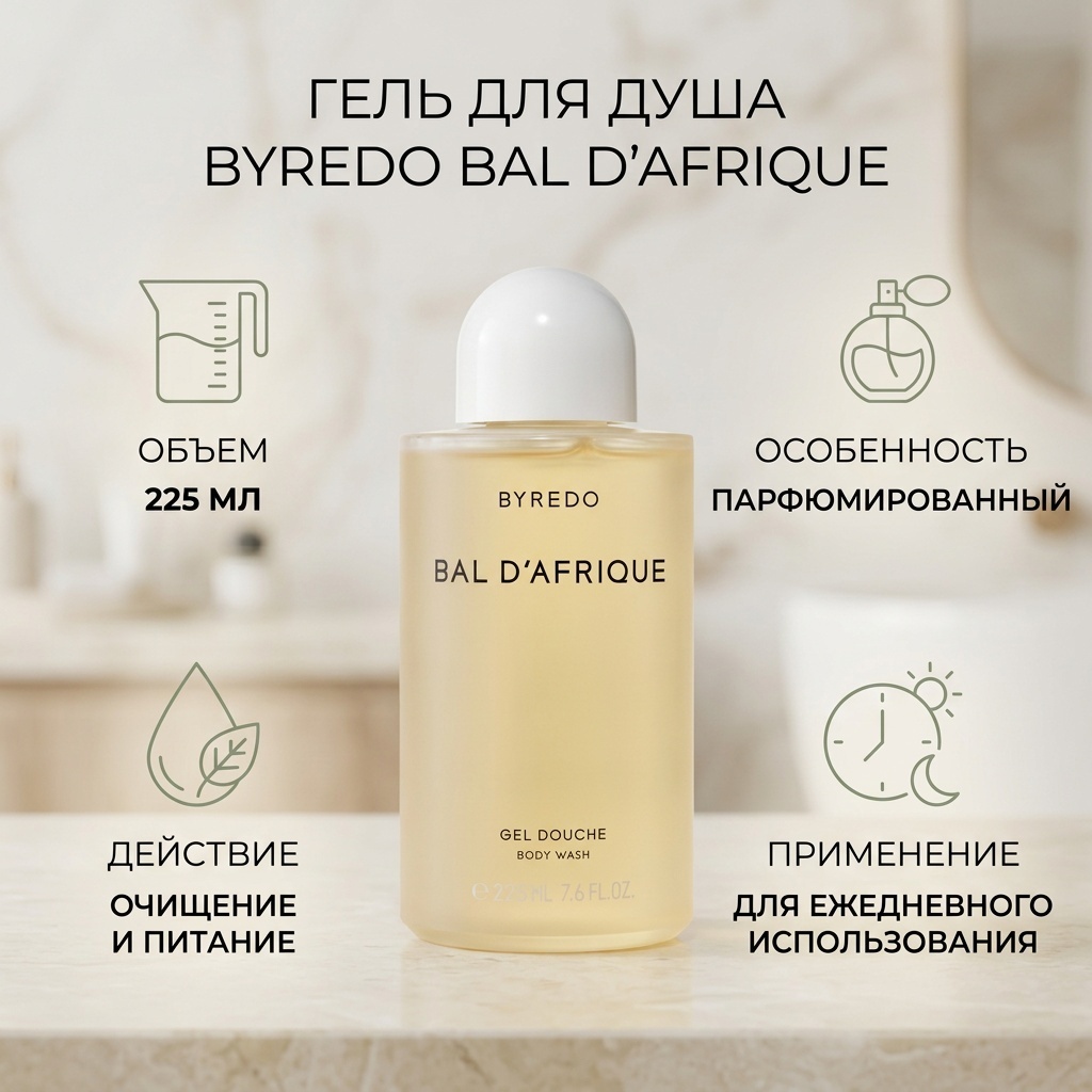 Byredo Bal D'Afrique Body Wash гель 225 мл