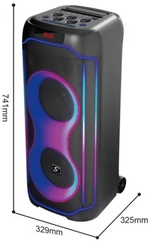 Портативная колонка SinG-e CQS-S6611 черный