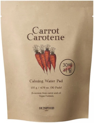 Skinfood тонер Carrot Carotene Calming Water Pad 30 шт