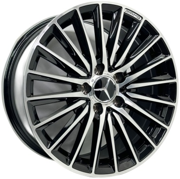 Top Grade 5909 MB 8.5x18/5x112 D66.6 ET45 4 диска черный, серебристый