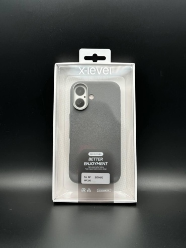 Чехол X-LEVEL для Apple iPhone 16 серый