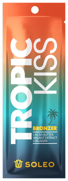 Soleo крем для солярия Крем-бронзатор для загара в солярии с коллагеном Tropic Kiss Bronzer 15 мл 15 мл