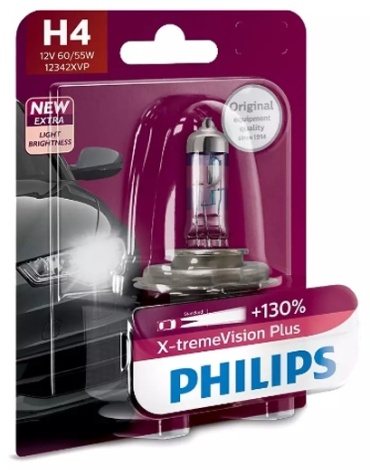 Philips 12342XVPB1 галогенная H4, 1 шт